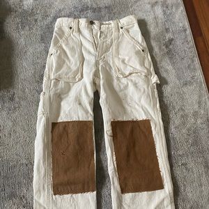 size 24 bdg patchwork carpenter pants